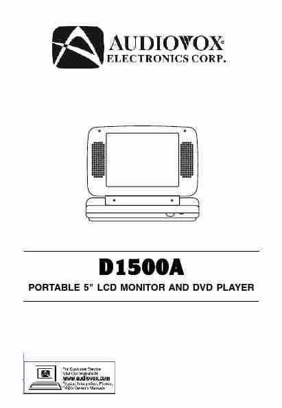 Audiovox Portable DVD Player D1500A-page_pdf